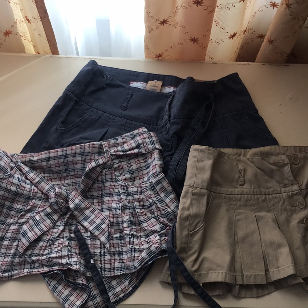 Hollister Mini Skirts (Lot of 3)